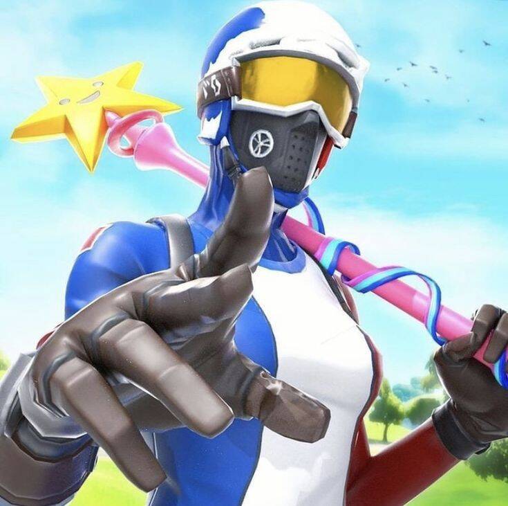 Foto de Perfil de Fortnite do Tryhard com Bastão Estrela