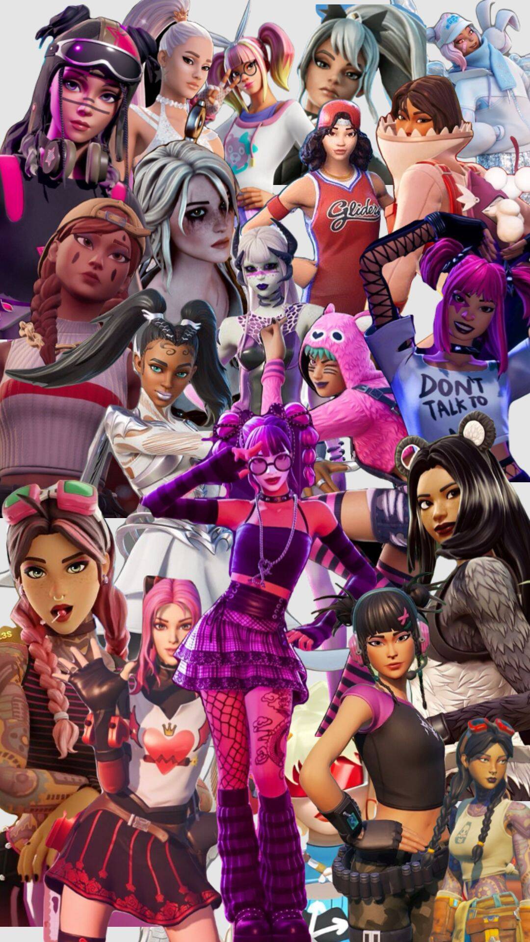 Foto de Perfil de Fortnite com Garotas Estilosas e Coloridas