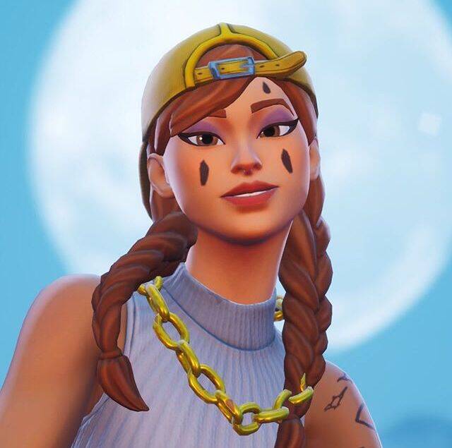 Foto de Perfil de Fortnite da Garota com Chapéu e Tranças