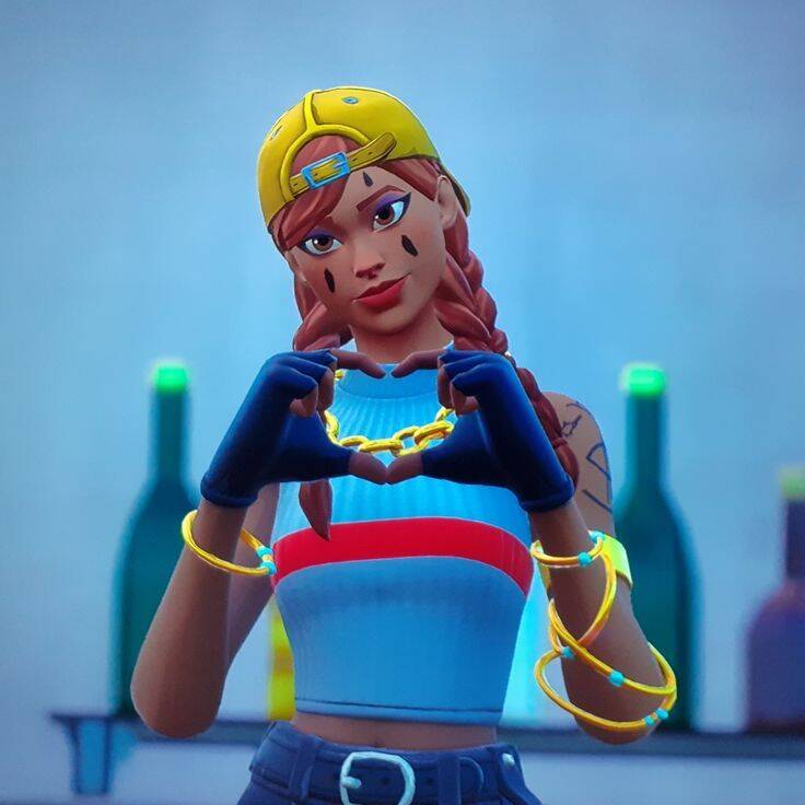 Foto de Perfil de Fortnite da Garota com Coração