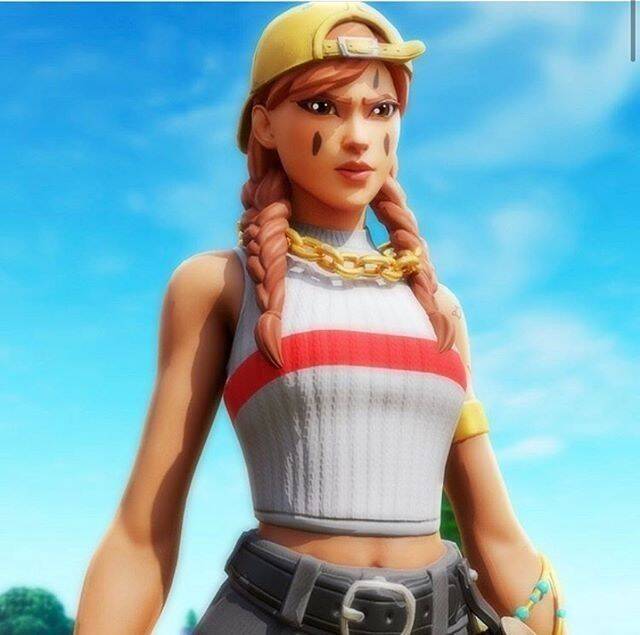 Foto de Perfil de Fortnite da Garota com Tranças e Boné
