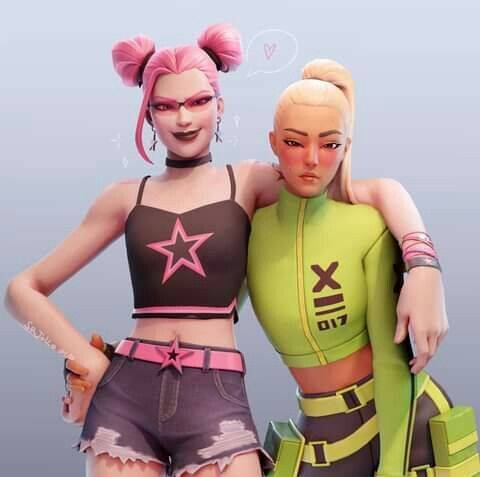 Foto de Perfil de Fortnite com Garotas Estilosas e Skins Modernas