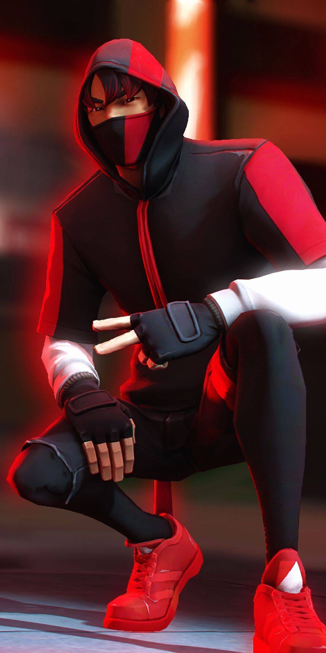 Imagen de perfil de Fortnite de Tryhard con traje rojo