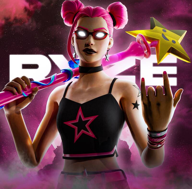 Imagen de perfil de Fortnite Chica elegante con bastón y estrella