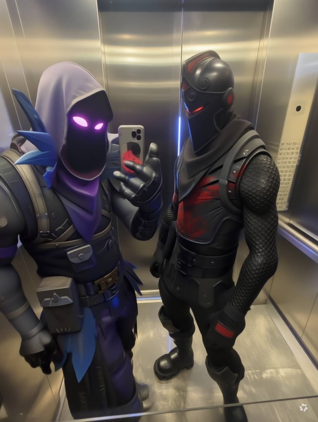 Foto de perfil de Fortnite con personajes misteriosos