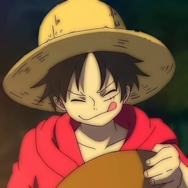 Foto de Perfil de Anime Boy com Chapéu de Palha