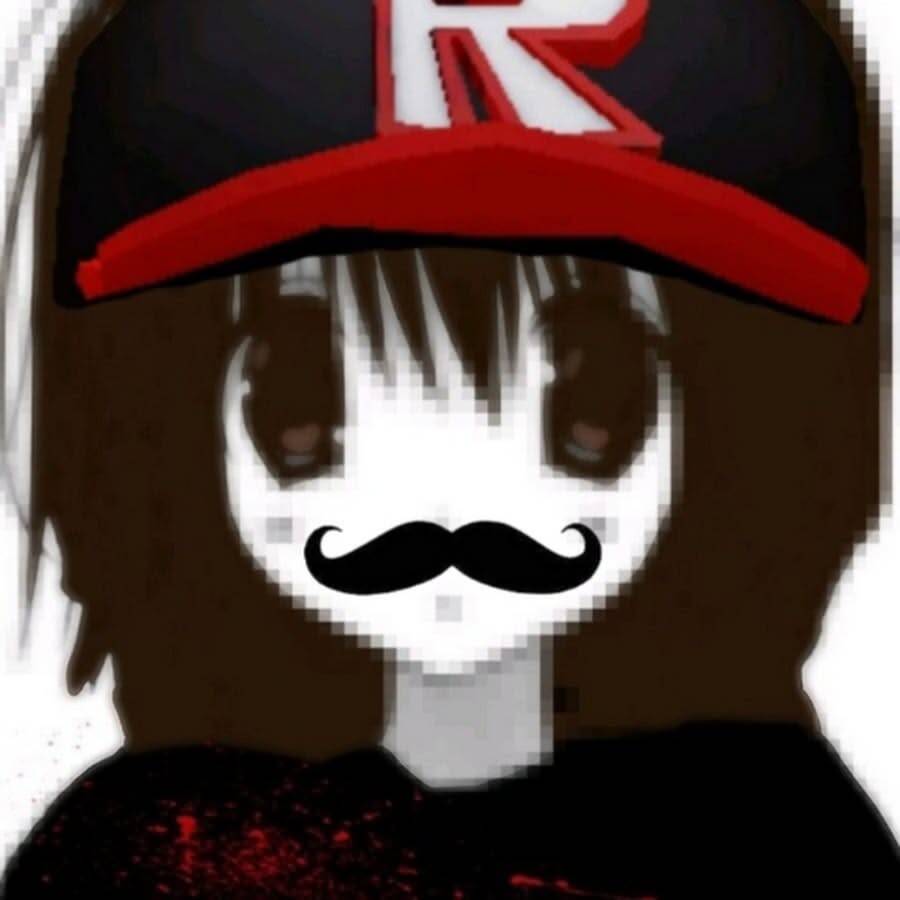 Foto de perfil emo con gorra y bigote estilizado