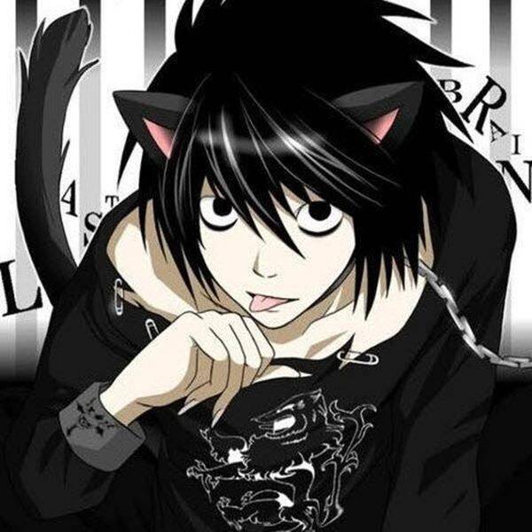 Anime Emo with Cat Ears Pfp Profile Picture