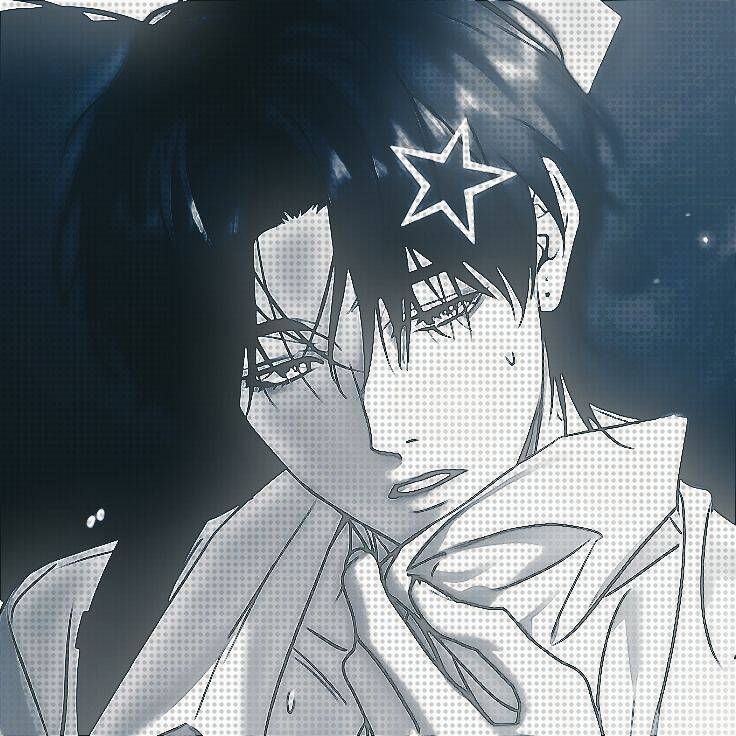 Foto de perfil de chico anime con estrella en la cabeza