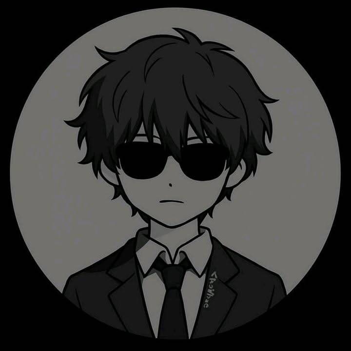 Foto de perfil de chico anime con gafas de sol