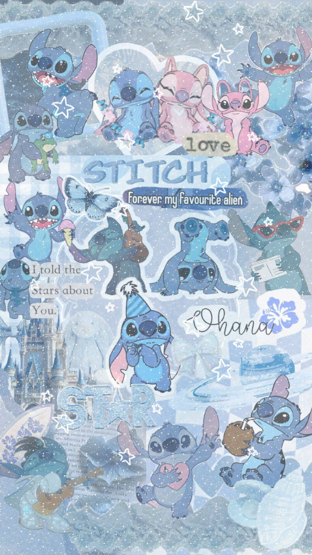 Papel de Parede do Stitch Colorido e Divertido para Celular/iPhone 4K