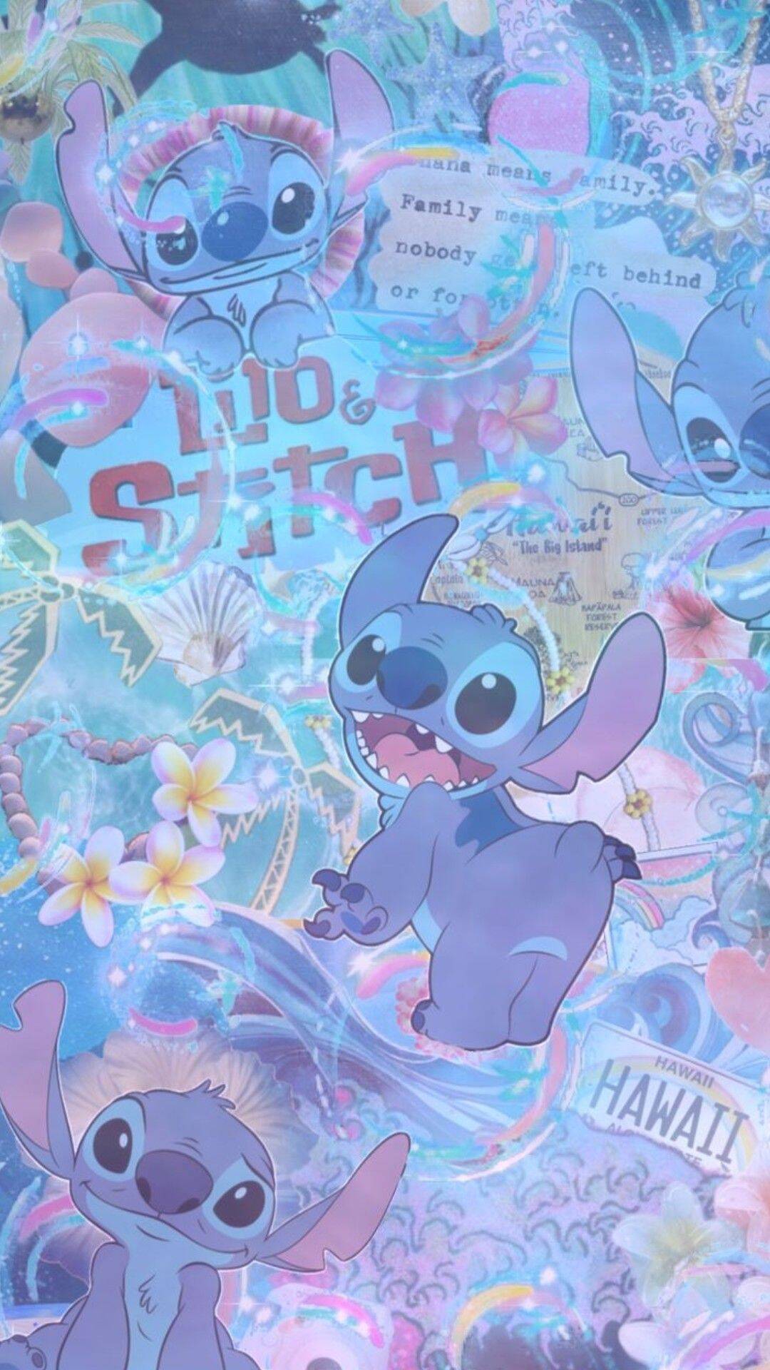 Papel de Parede do Stitch Colorido e Divertido para Celular/iPhone 4K