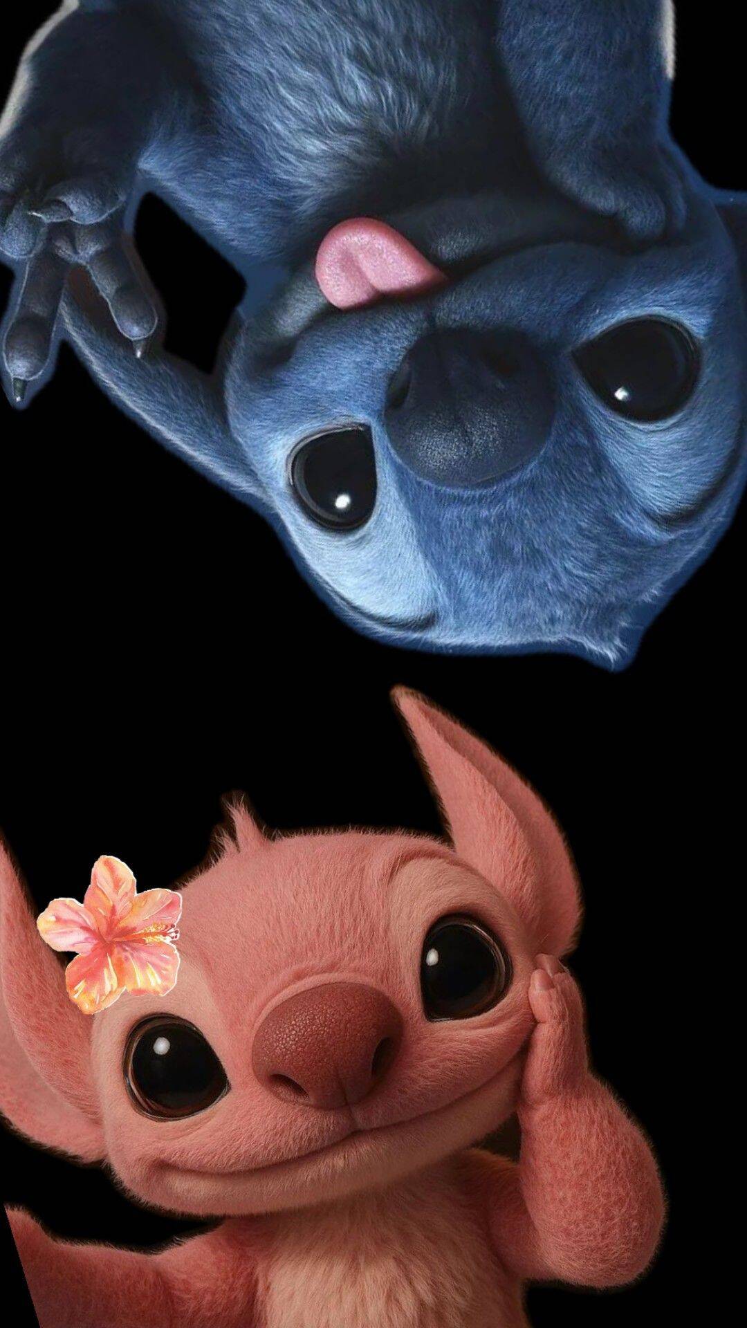 Papel de Parede do Stitch e Angel Fofo para Celular/iPhone 4K