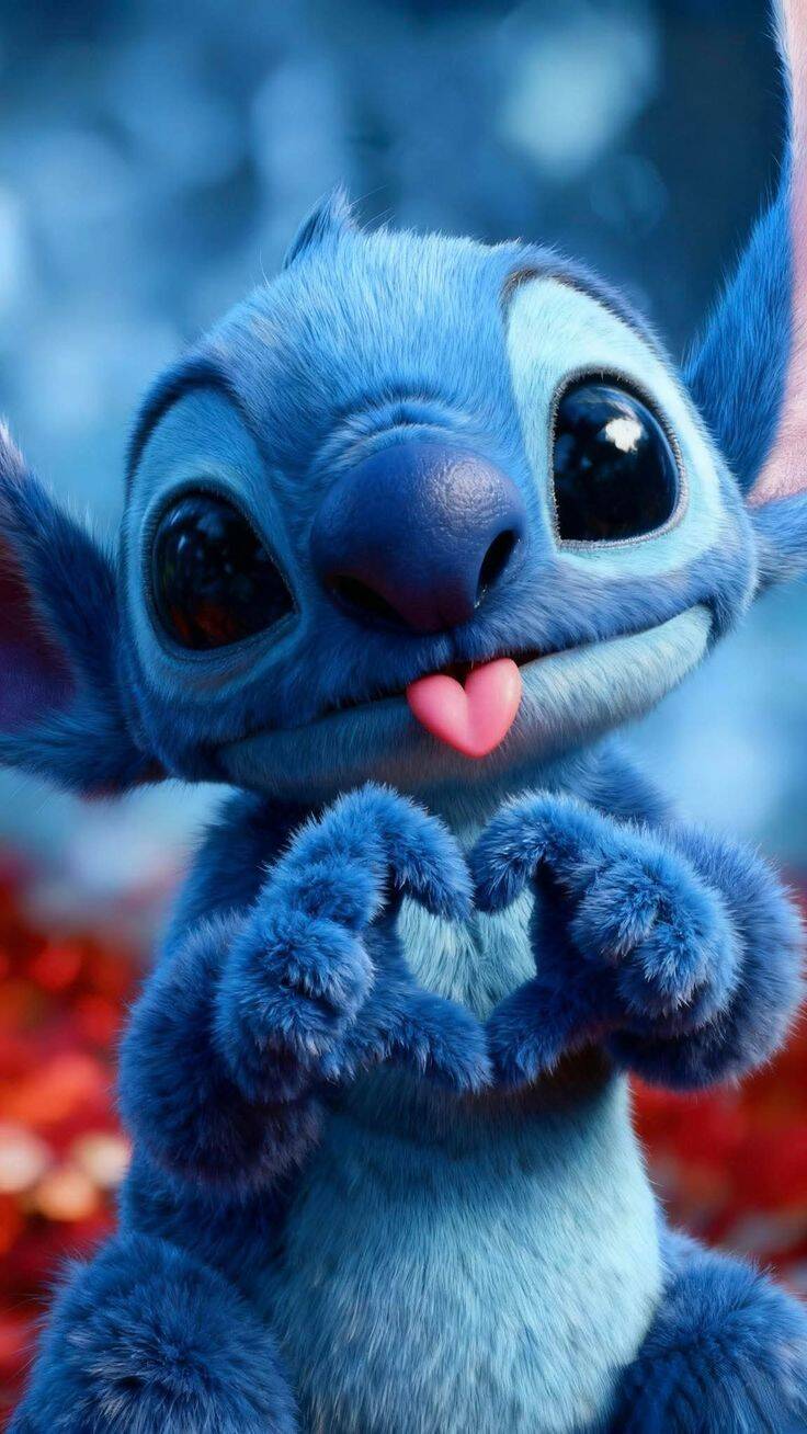 Cute Heart Stitch Wallpaper for Cell Phone/iPhone 4K