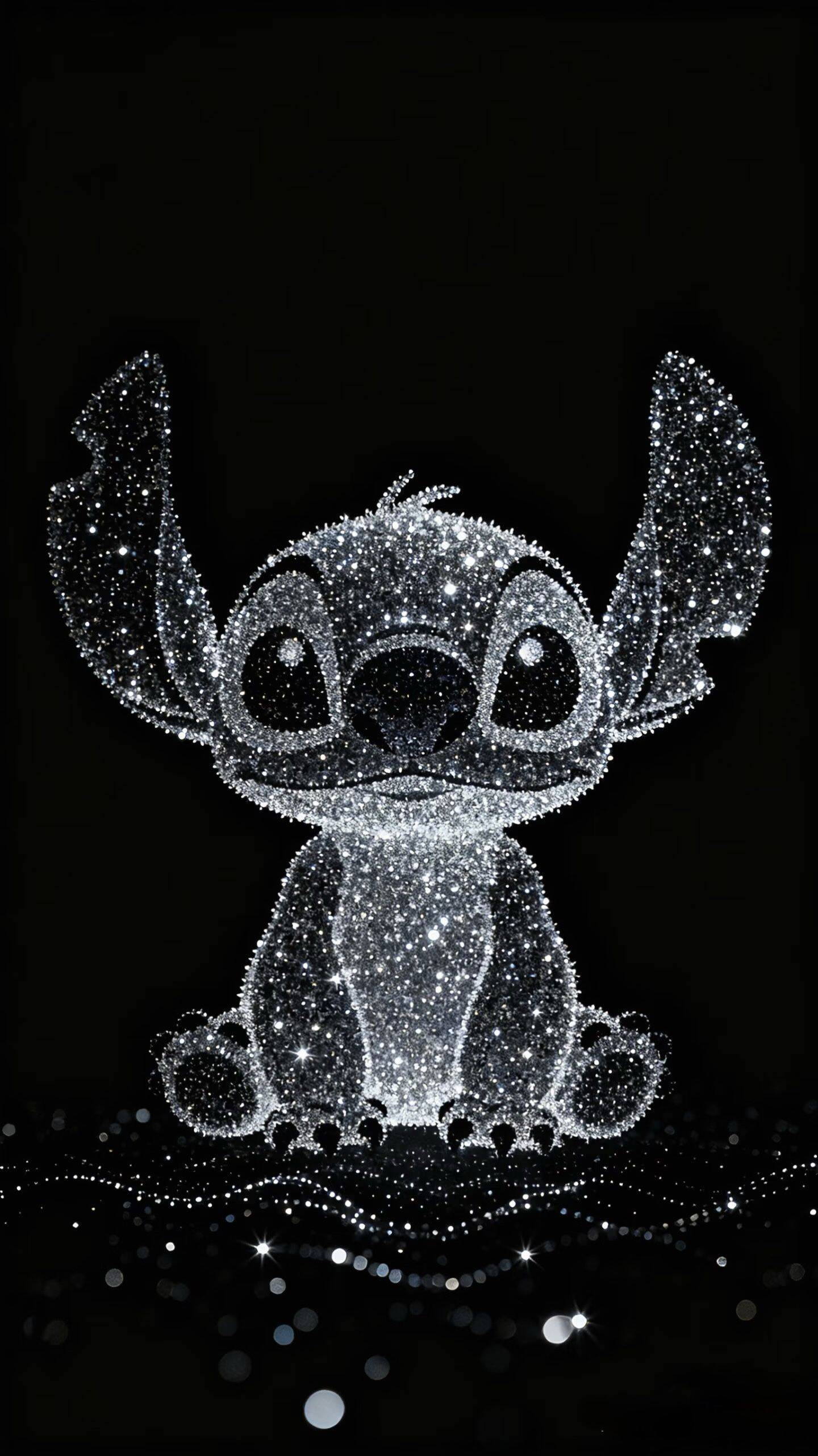 Fondo de pantalla de Stitch brillante y lindo para teléfono/iPhone 4K