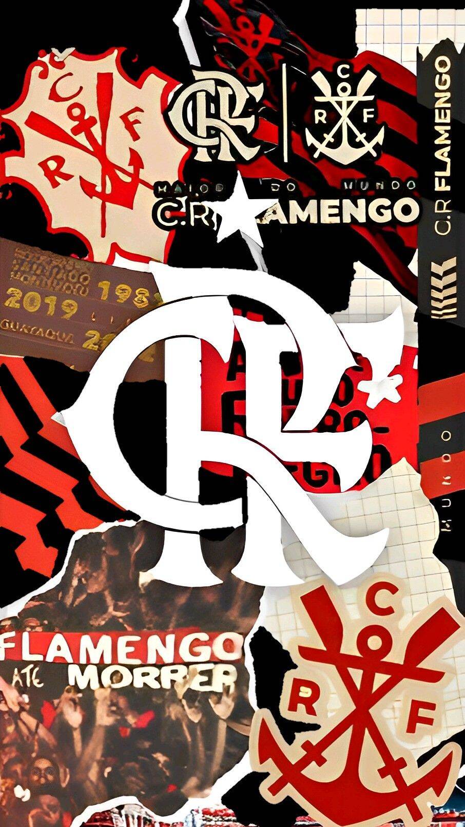Fondo de Pantalla de Flamengo con Logo e Impresión para Celular/iPhone 4K