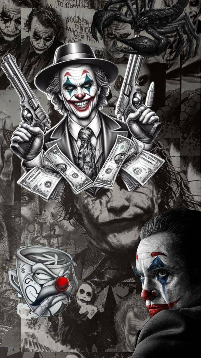 Fondo de Pantalla Joker Style Crea para Celular/iPhone 4K