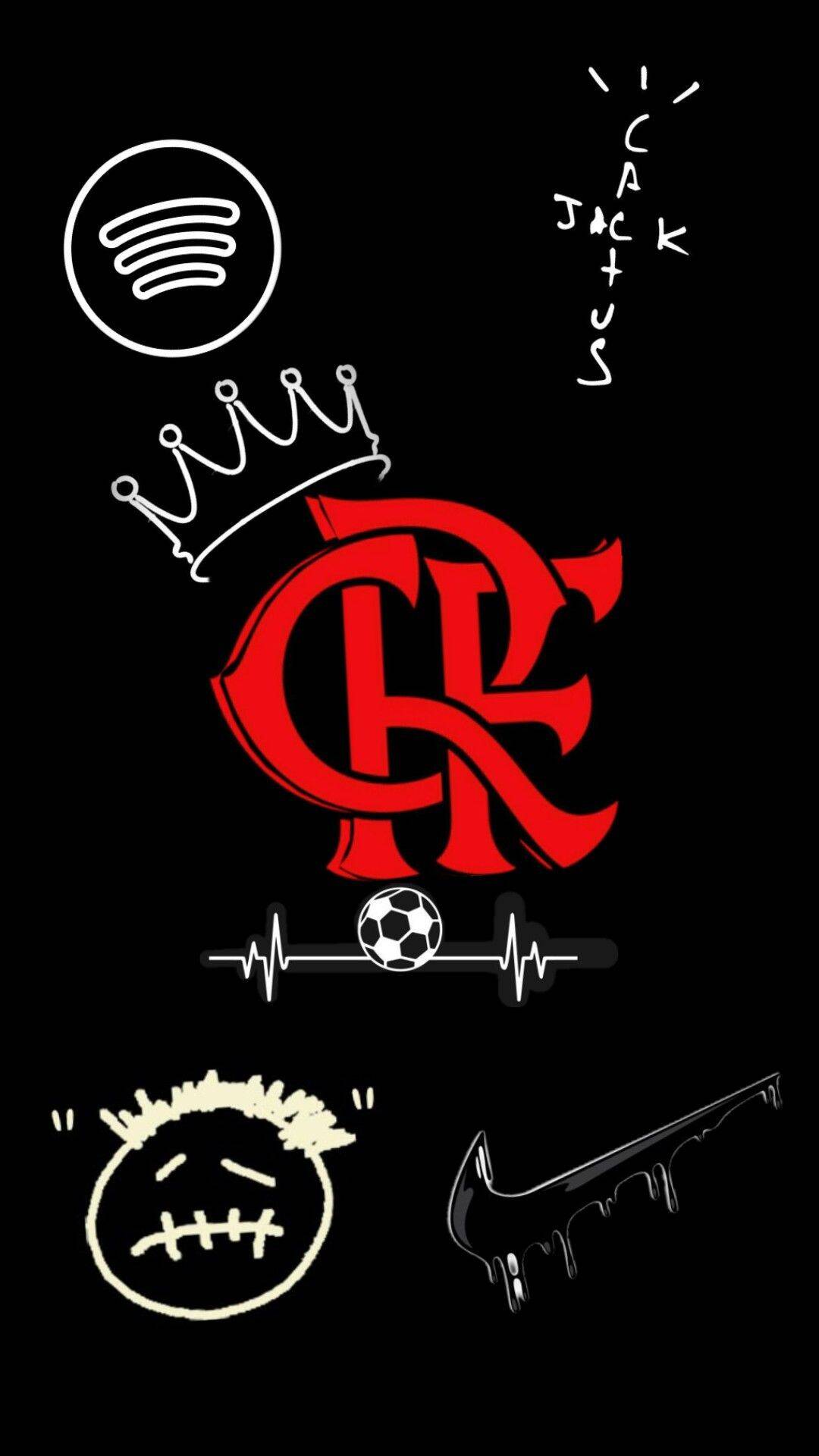 Papel pintado Cria do Flamengo con estilo moderno para celular/iPhone 4K