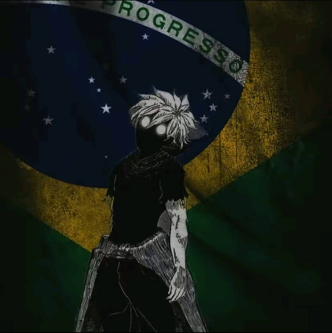 Fondo de Pantalla de Cria con Estilo de Dibujo y Fondo de Bandera de Brasil para Celular/iPhone 4K