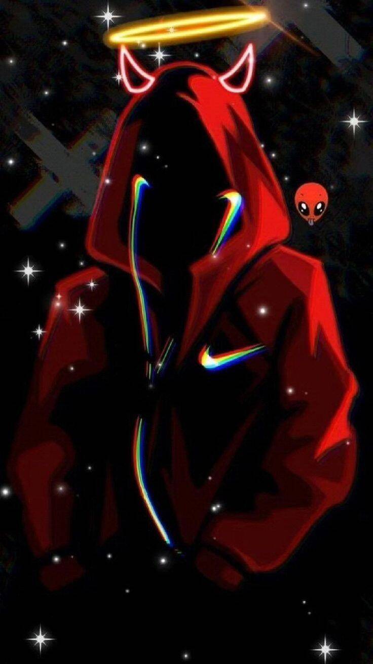 Crea un fondo de pantalla estilo streetwear con sudadera roja para celular/iPhone 4K