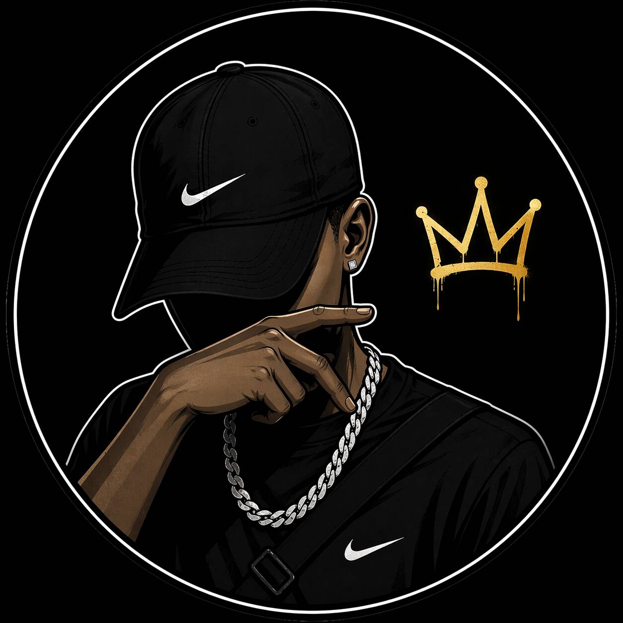 Crea Estilo Urbano con Fondo de Pantalla de Gorra y Cadena para Celular/iPhone 4K