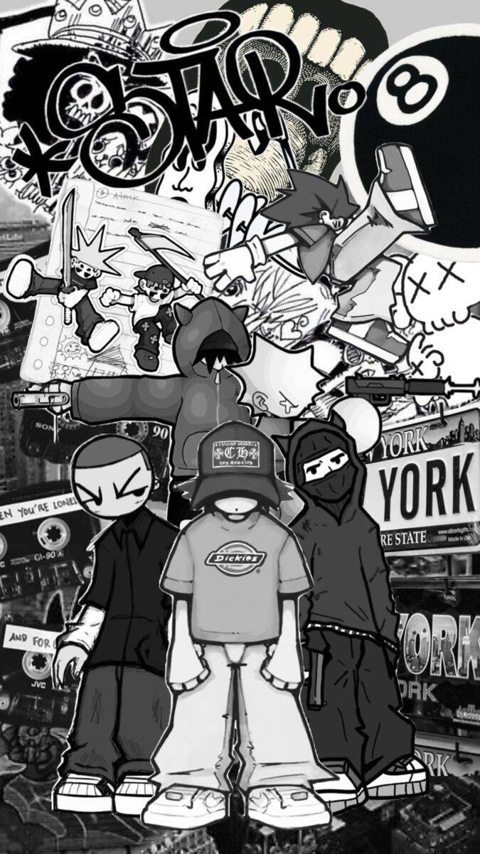 Fondo de Pantalla Graffiti Style Crea para Celular/iPhone 4K