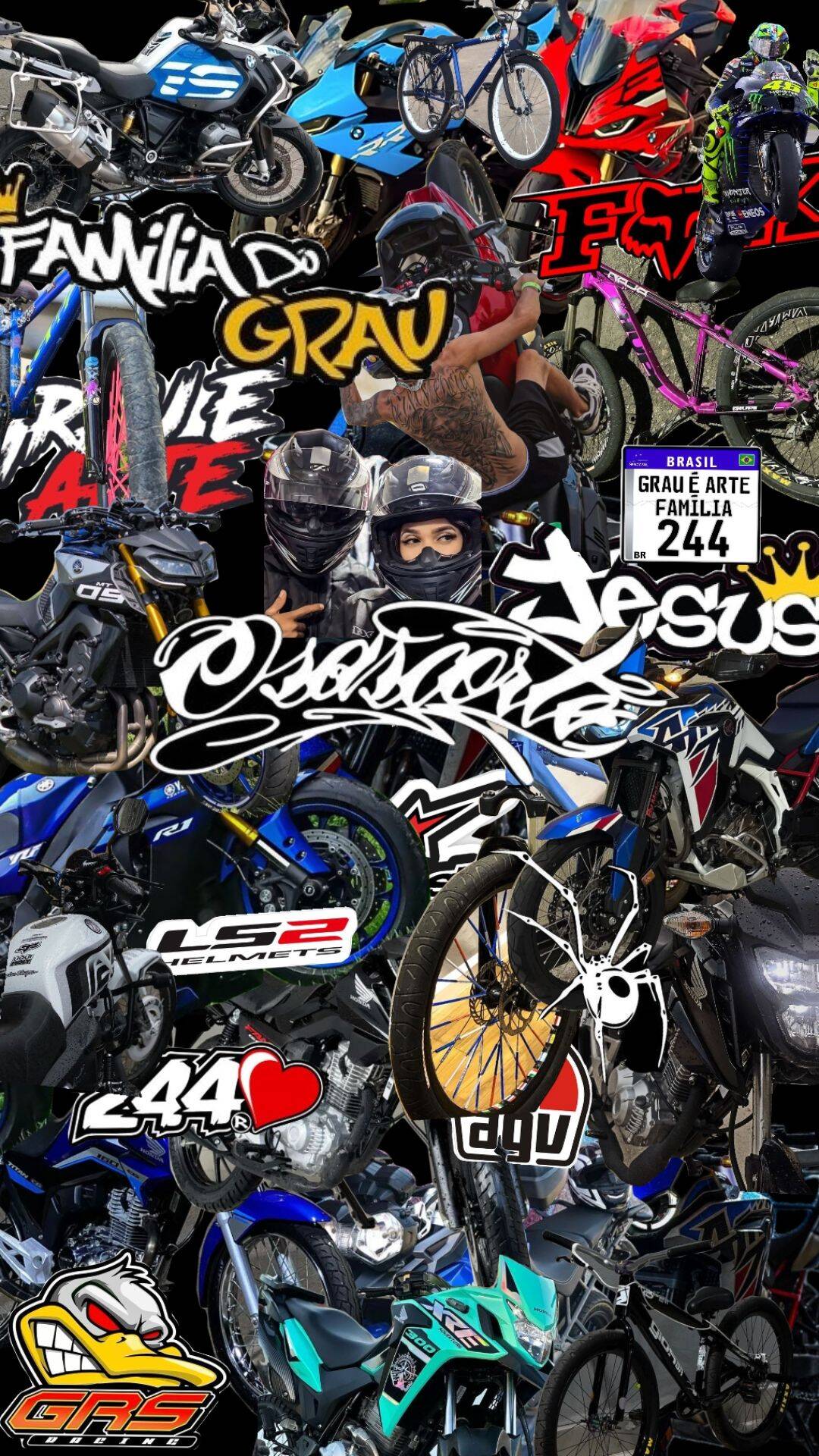 Crea Fondo de Pantalla con Motos y Estilo Urbano para Celular/iPhone 4K