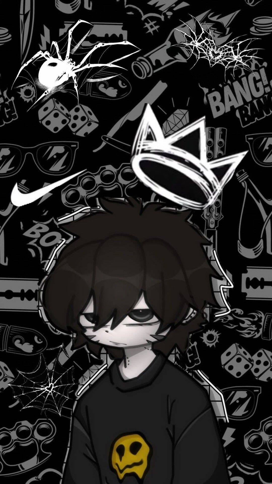 Crea un fondo de pantalla de estilo urbano con elementos grunge para teléfono celular/iPhone 4K