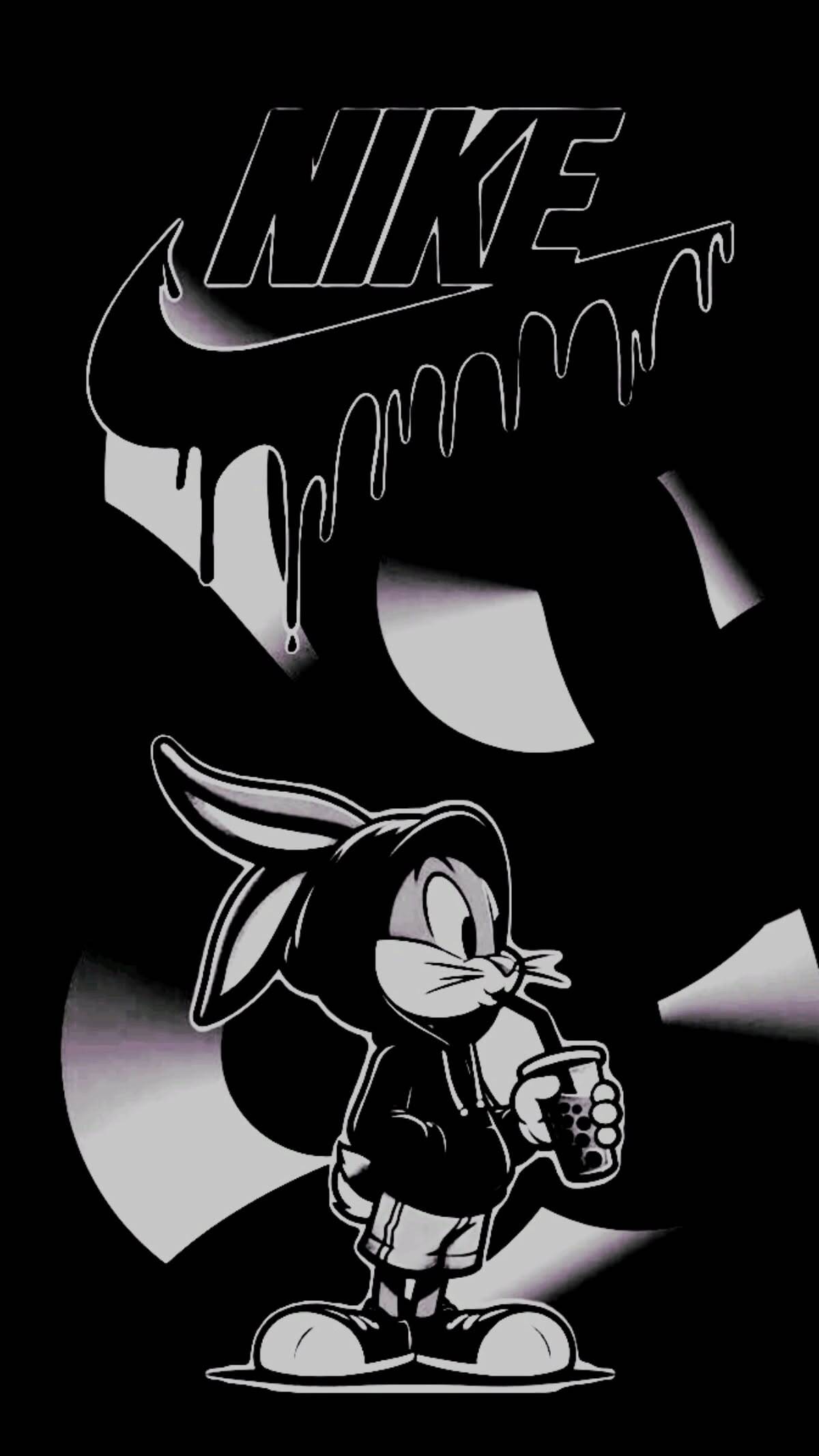 Fondo de Pantalla Nike Style Crea con Personaje Divertido para Celular/iPhone 4K