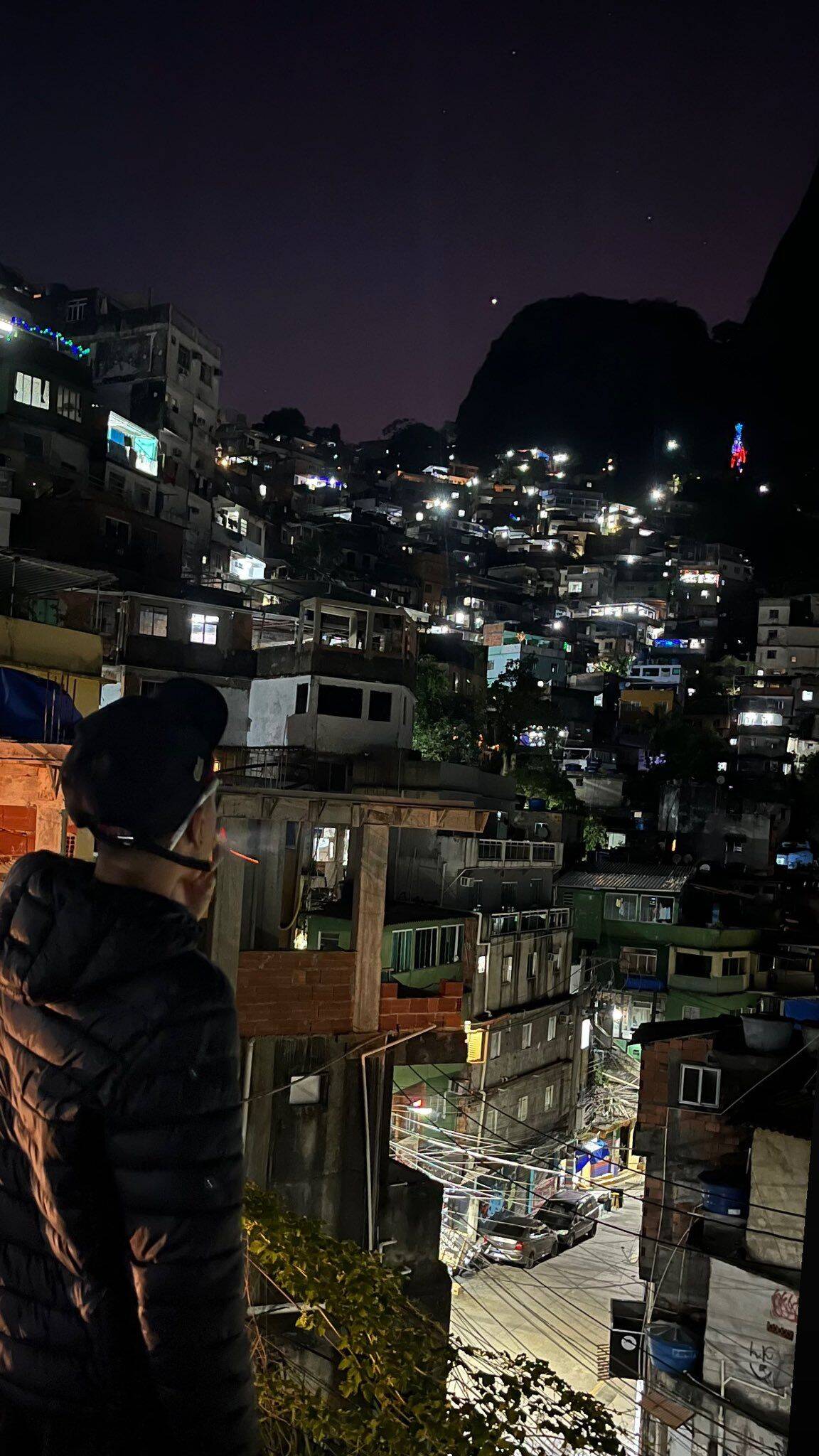 Fondo de Pantalla de Cria en la Losa con Vista Nocturna para Celular/iPhone 4K