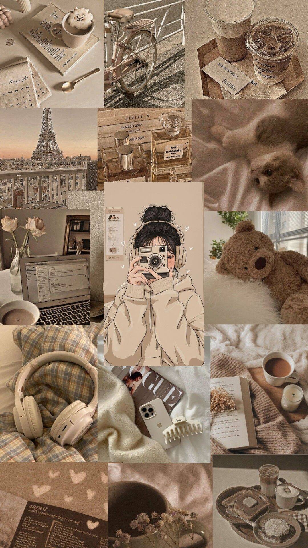 Papel de Parede Aesthetic Tons Terrosos para Celular/iPhone