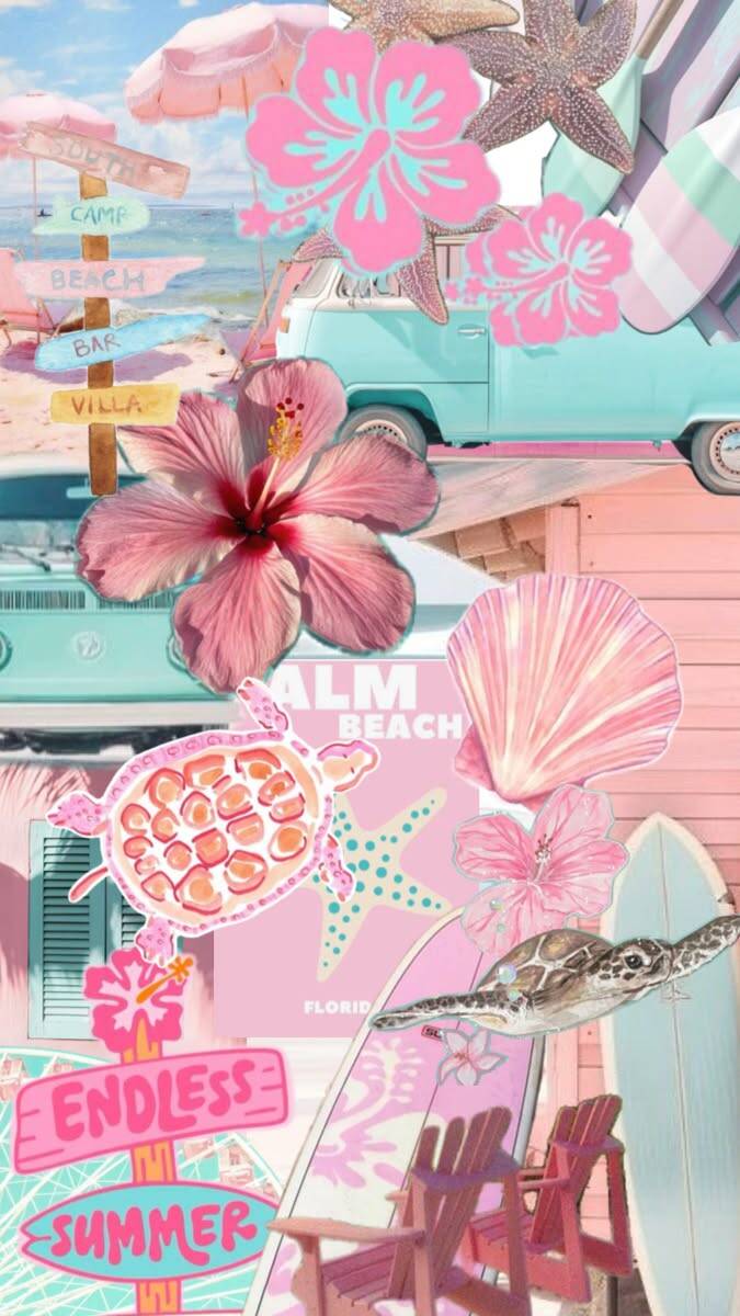 Papel de Parede Aesthetic Praia e Verão para Celular/iPhone