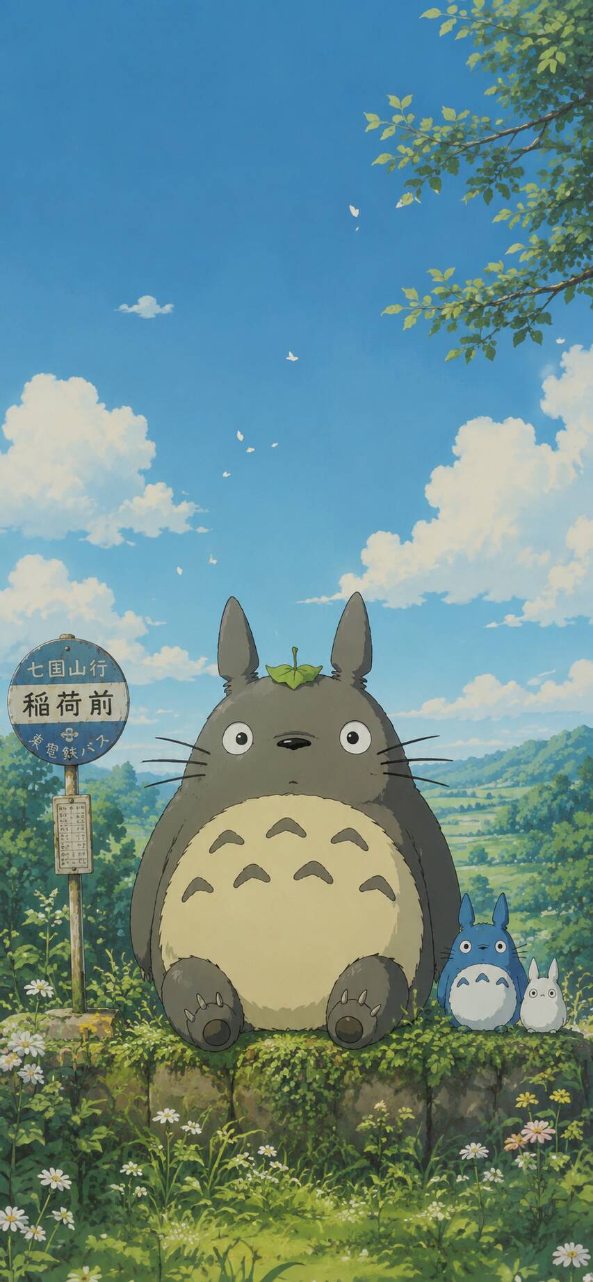 Totoro Anime Wallpaper for Mobile/iPhone 4K