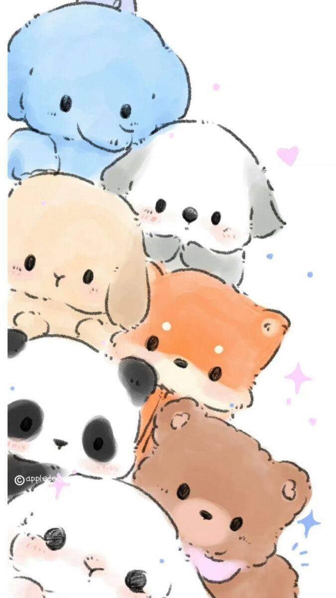 Fondo de pantalla Aesthetic de animales lindos para teléfono celular/iPhone