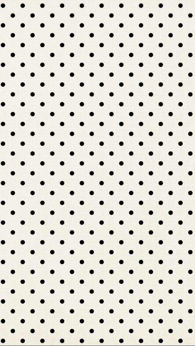 Fondo de Pantalla Aesthetic con Lunares Negros para Celular/iPhone