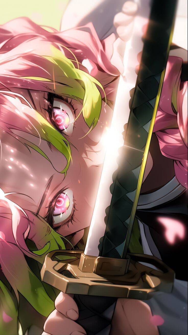 Fond d'écran animé Mitsuri Kanroji pour mobile/iPhone 4K