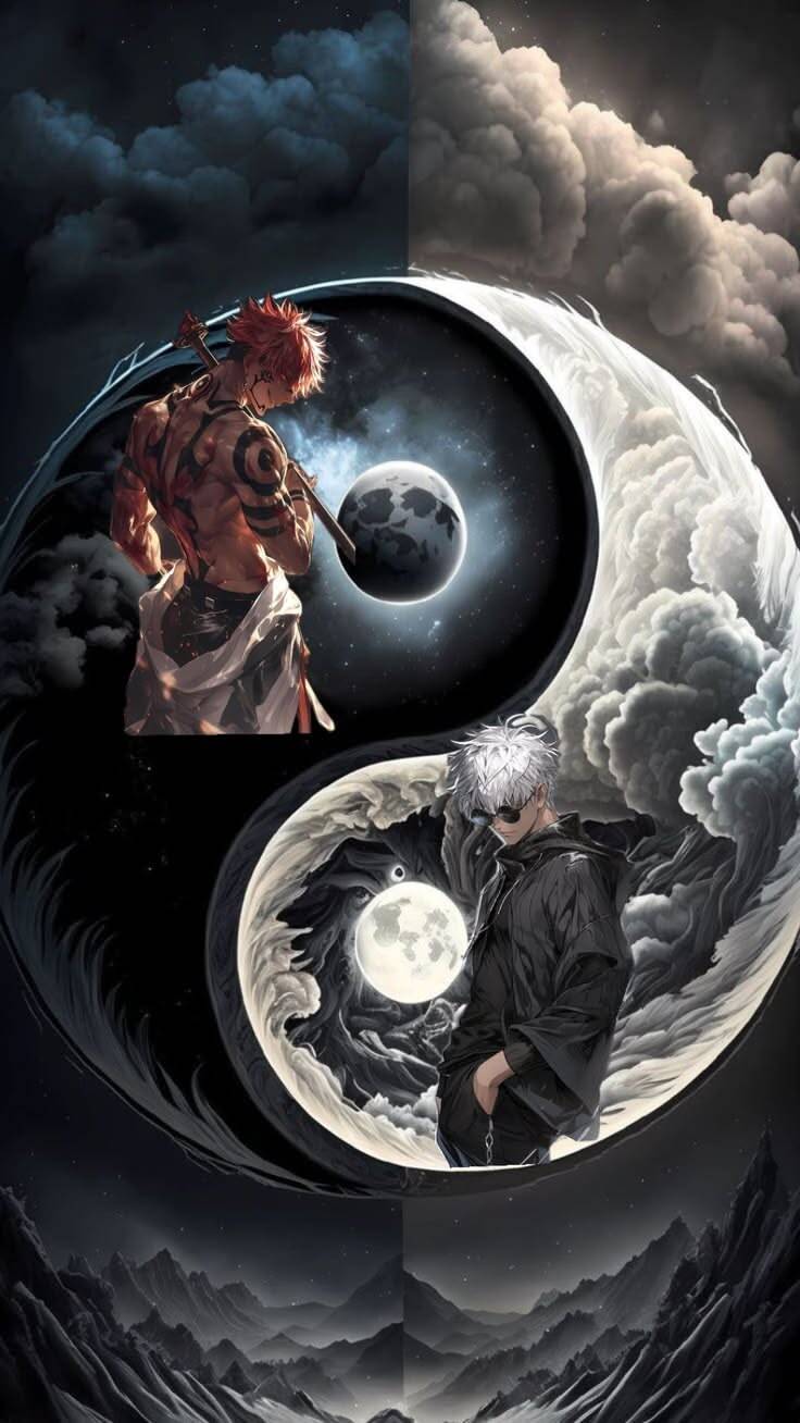 Papel de Parede de Anime Estiloso para Celular/iPhone 4K