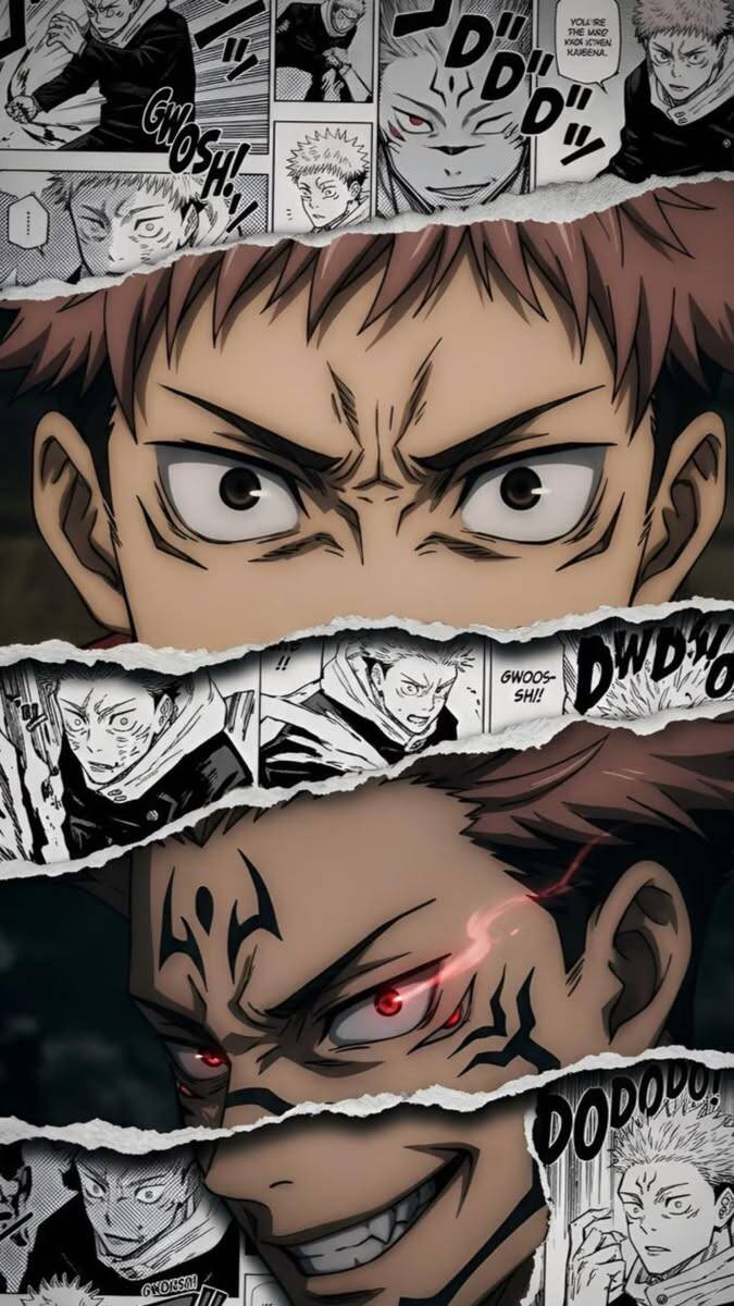 Papel de Parede de Anime Itadori Yuji para Celular/iPhone 4K