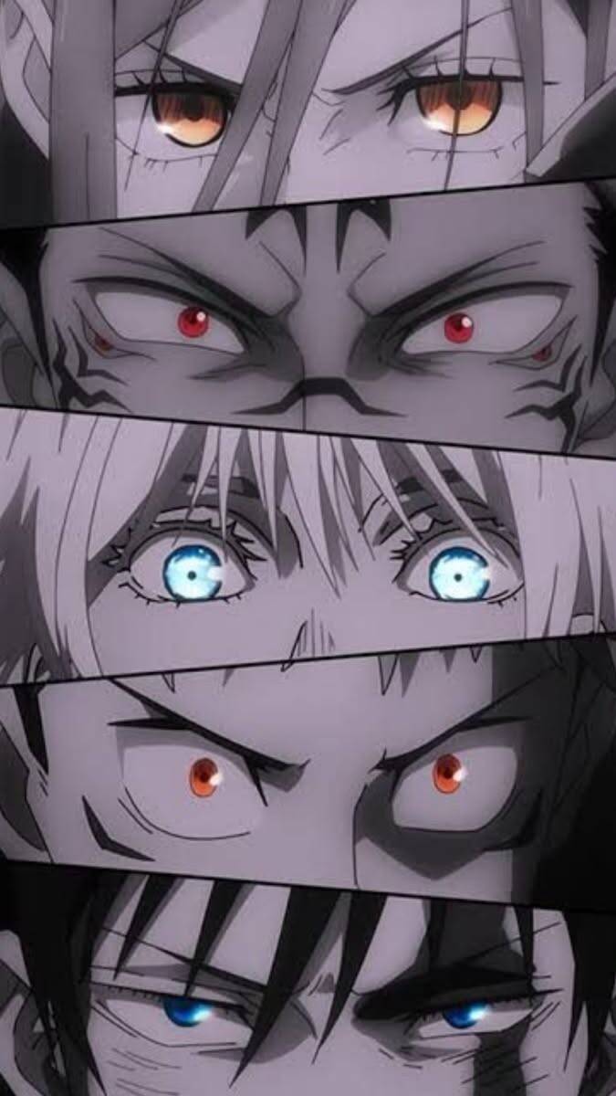 Papel de Parede de Anime Olhos Intensos para Celular/iPhone 4K