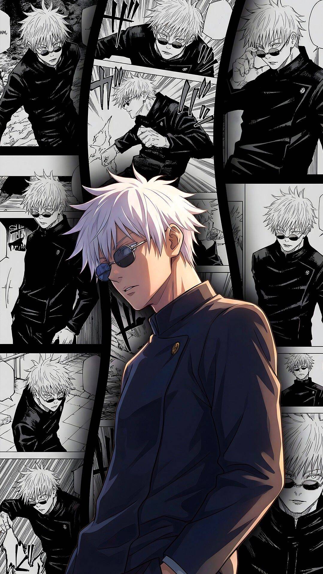 Fondo de Pantalla de Gojo Satoru Anime para Móvil/iPhone 4K