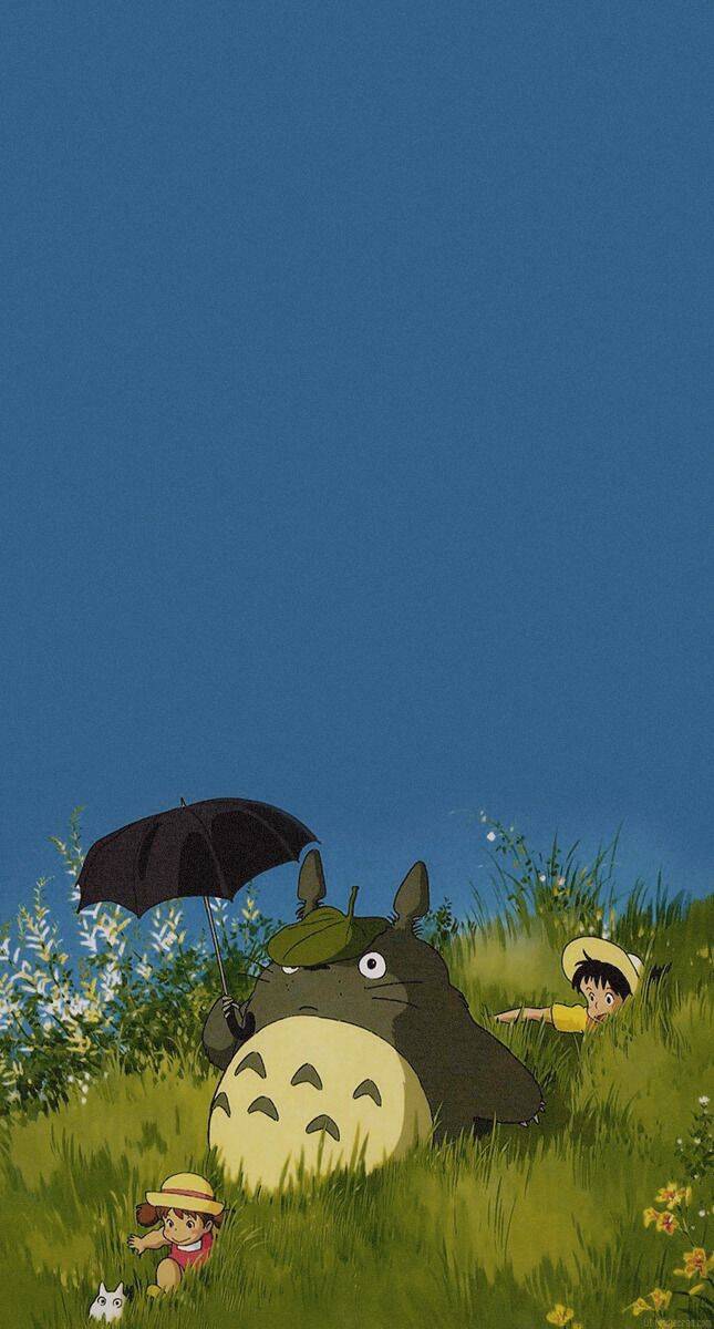Totoro Anime Wallpaper for Mobile/iPhone 4K