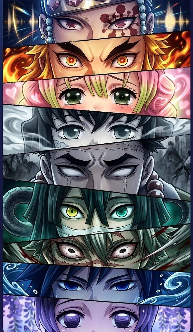 Powerful Eyes Anime Wallpaper for Mobile/iPhone 4K