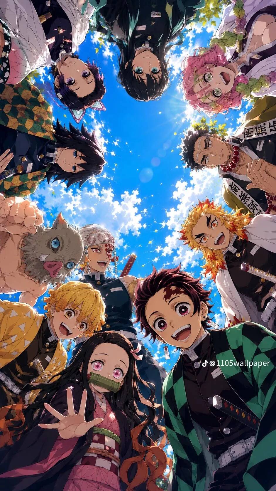 Papel de Parede de Anime Demon Slayer para Celular/iPhone 4K