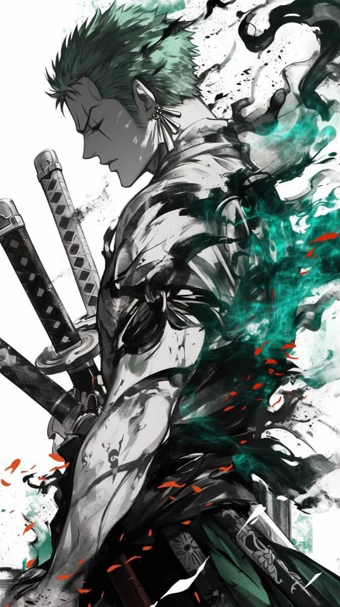 Zoro Roronoa Anime Wallpaper for Mobile/iPhone 4K