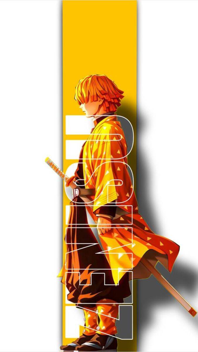 Zenitsu Agatsuma Anime Wallpaper for Mobile/iPhone 4K