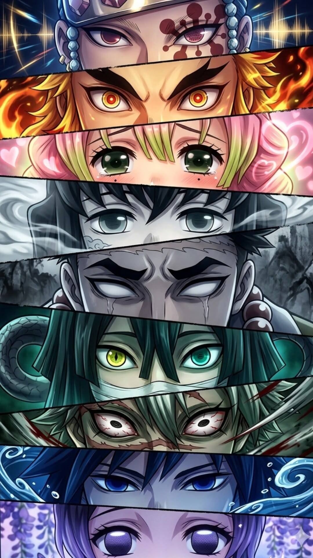 Papel de Parede de Anime com Personagens Icônicos para Celular/iPhone 4K