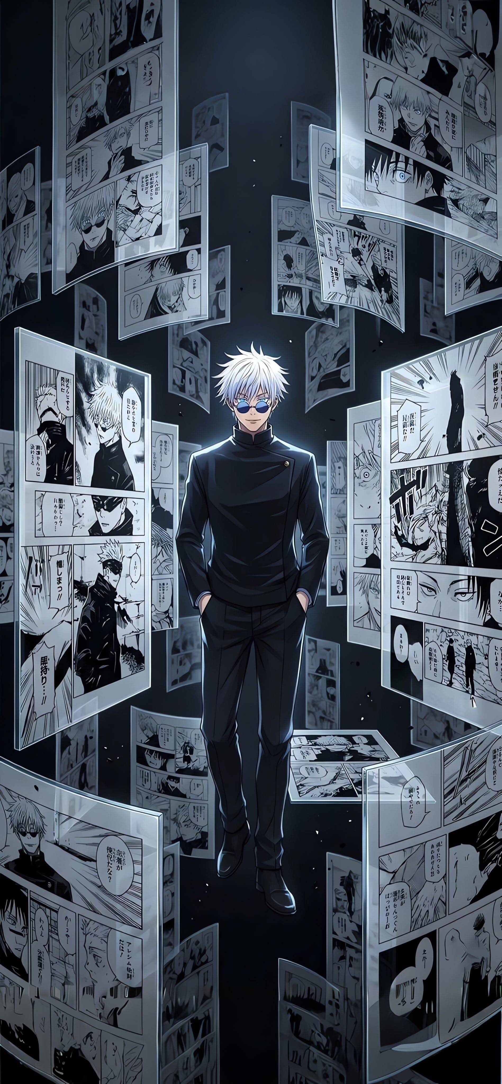Gojo Satoru Anime Wallpaper for Mobile/iPhone 4K