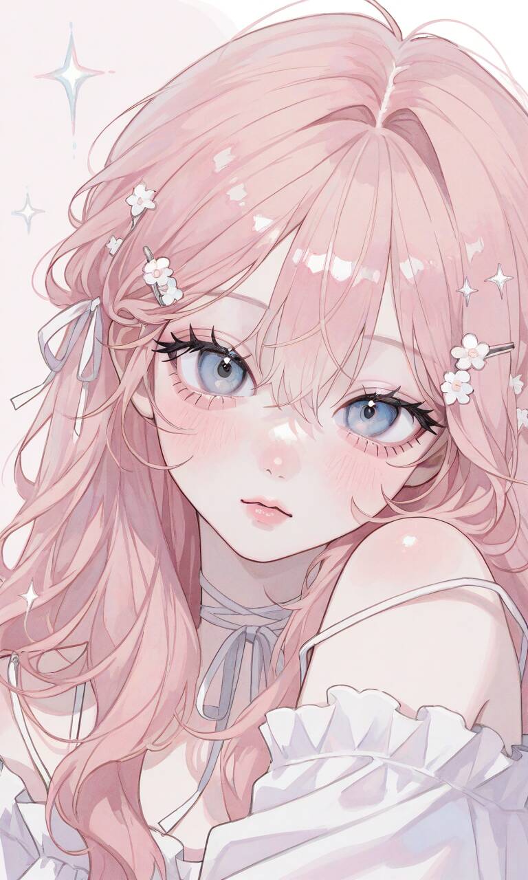 Papel de Parede de Anime Fofa para Celular/iPhone 4K