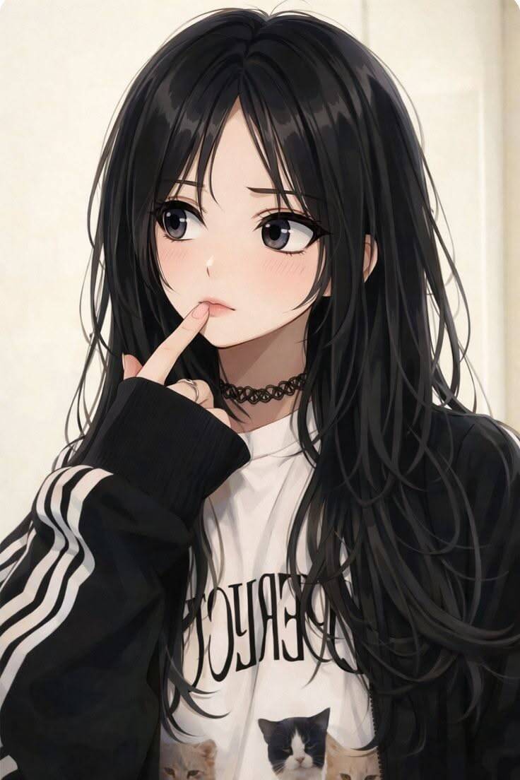 Lindo Fondo de Pantalla de Anime para Móvil/iPhone 4K Chica con Pelo Largo