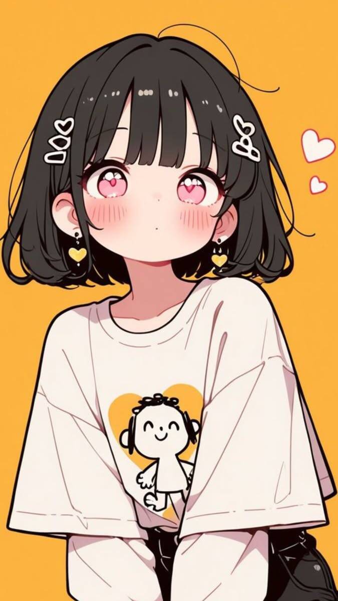 Papel de Parede de Anime Fofa para Celular/iPhone 4K